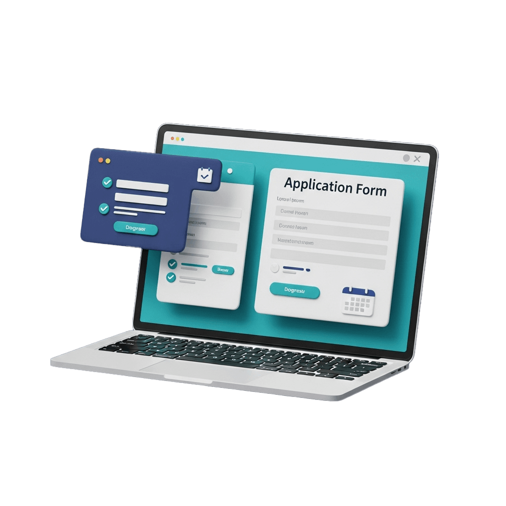 TLS Helper visa application assistance website artwork