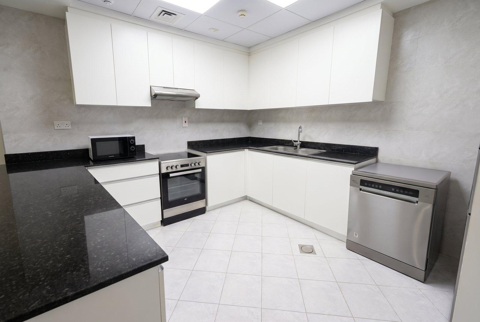 The upgraded kitchen